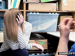 red-haired teenager arrested and drilled in the office