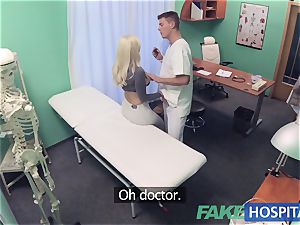 faux medical center super-hot Italian honey with large mammories